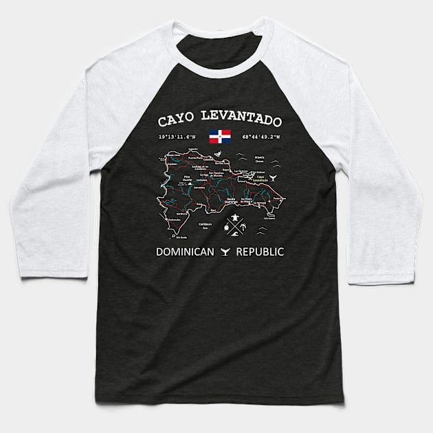Cayo Levantado Baseball T-Shirt by French Salsa
